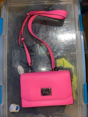 DKNY Hot Pink Crossbody Shoulder Bag